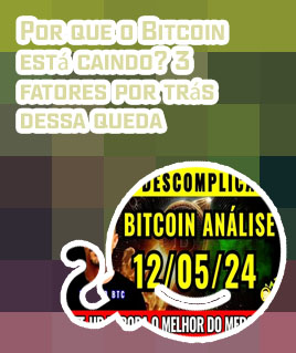Bitcoins caindo